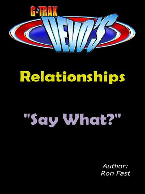 cover image of G-TRAX Devo's-Relationships